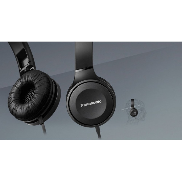 Наушники Panasonic RP-HF100MGC On-ear Черный (RP-HF100MGCK)