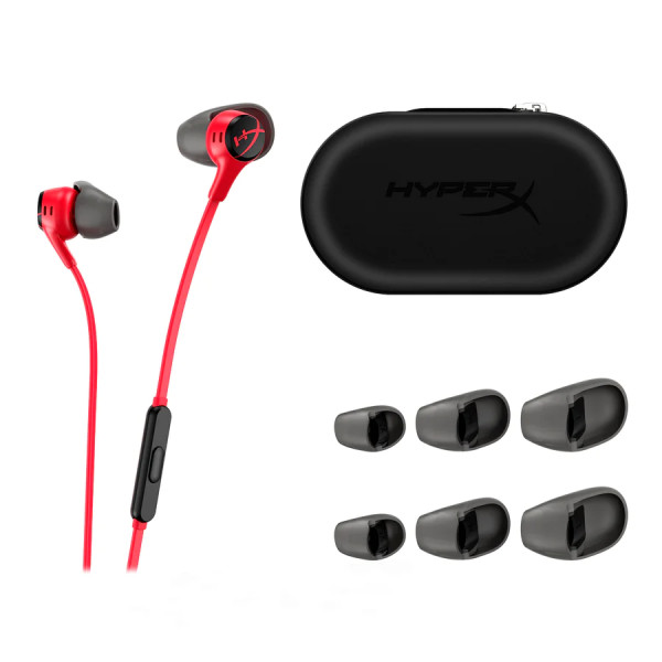 Наушники HyperX Cloud Earbuds II 3.5 мм Red (705L8AA)