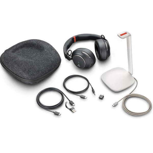 Навушники Poly Voyager Surround 85-M з підставкою для заряджання (8G7T8AA)