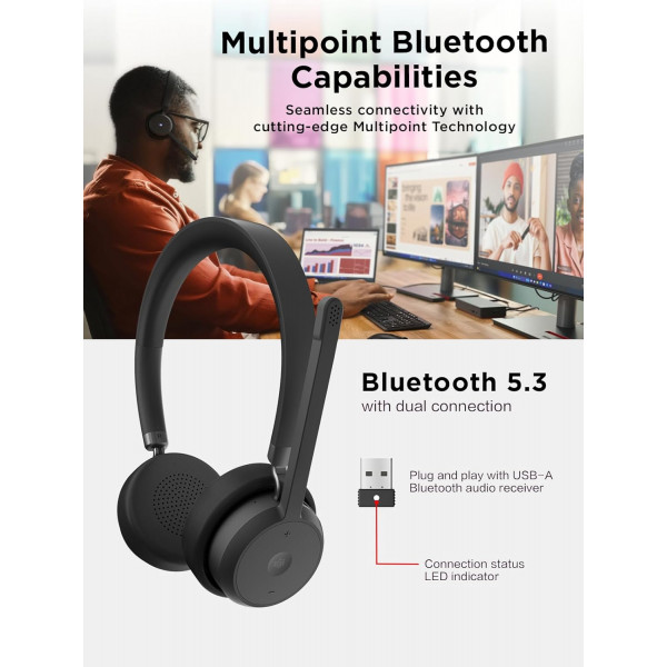 Наушники Lenovo Wireless VoIP Headset (Teams) (4XD1M80020)