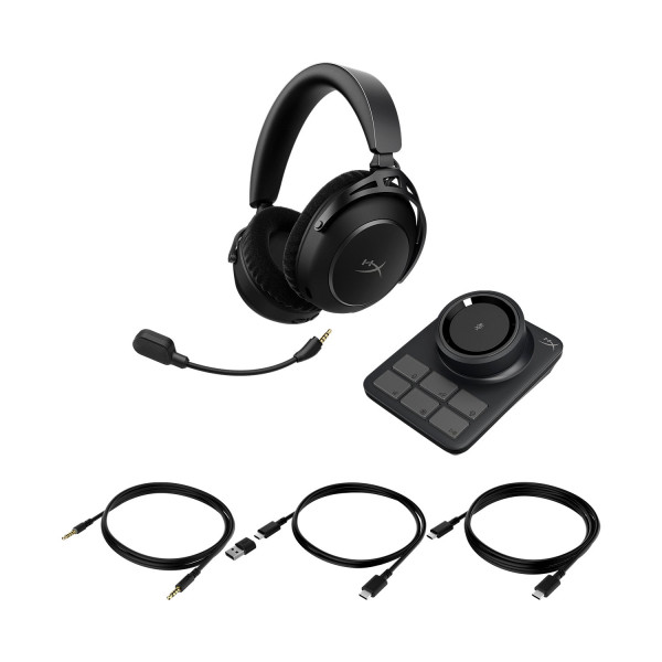 Наушники HyperX Cloud Alpha 2 WL/BT/mini-jack/USB-A/USB-C (AJ5C7AA)