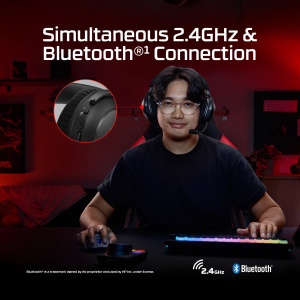 Наушники HyperX Cloud Alpha 2 WL/BT/mini-jack/USB-A/USB-C (AJ5C7AA)