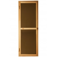 Дверь для бани и сауны Tesli Bravo Sateen 70X190