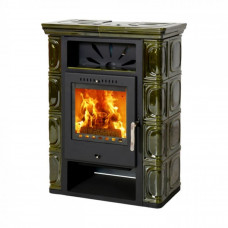 Піч-камін Thorma Borghollm Ceramik Black/olivegreen Top