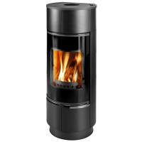 Піч-камін Thorma Atika Black/cer.Black mat with acc.stone