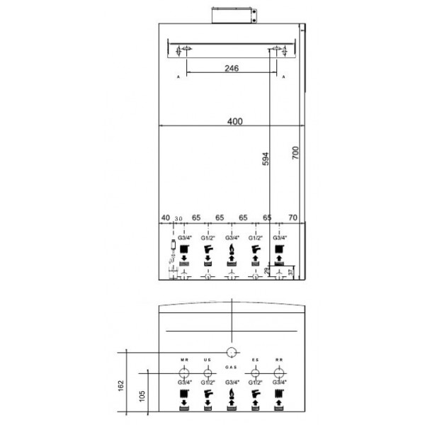 Газовий котел BAXI ECO COMPACT 24 Fi