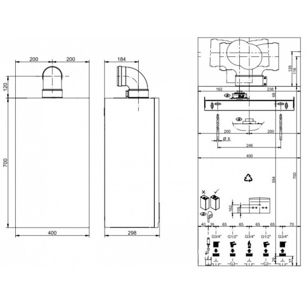 Газовий котел BAXI MAIN 5 14Fi