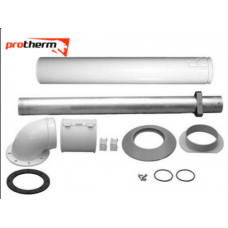 Коаксіальний димар 60/100 для газового котла Protherm Рись