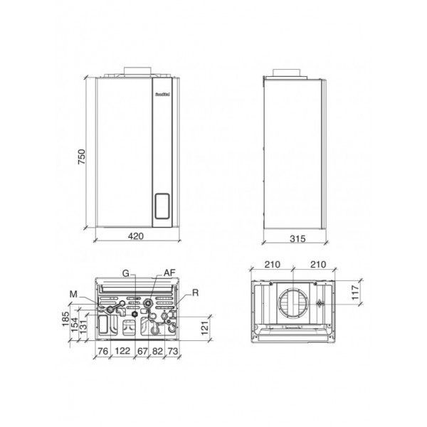 Газовий котел Fondital FORMENTERA CTFS 32