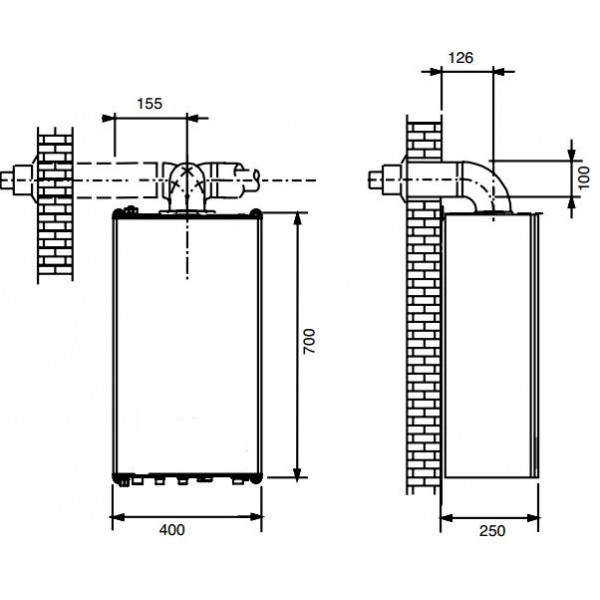 Газовий котел Fondital ANTEA CONDENSING KRB 12