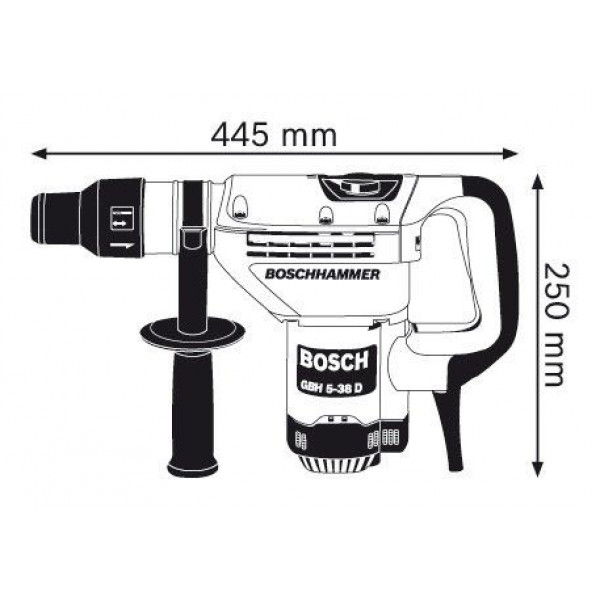 Перфоратор Bosch GBH 5-38 D