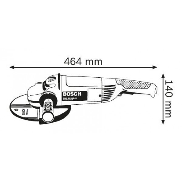 Угловая шлифмашинка Bosch GWS 24-230 JH (0601884203)