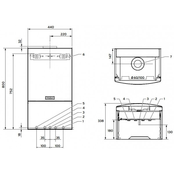 Газовий котел Vaillant  turboTEC pro VUW INT 242-3 H