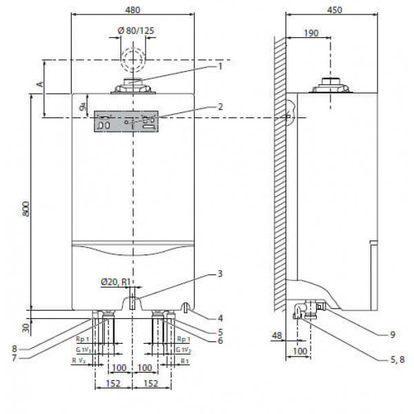 Газовий котел Vaillant  ecoTEC plus VU OE 656/4-5 H
