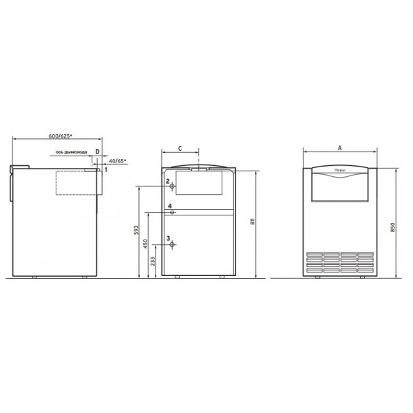Газовий котел Vaillant  VK INT 414/1-5 atmo VIT
