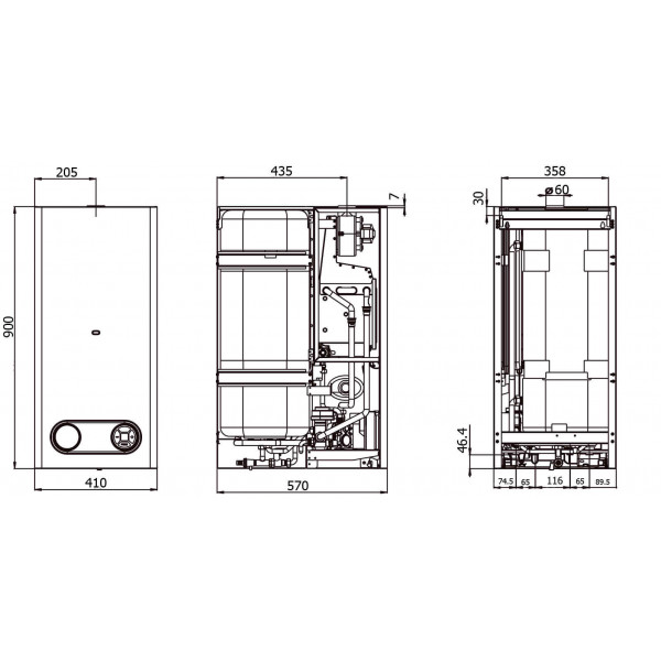 Газовий котел Protherm 24 KOZ (Тигр)
