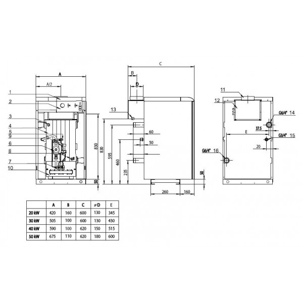 Газовий котел Protherm 40 ТLO (Ведмідь