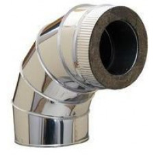 Коліно 90° нерж\нерж Ф120\220 0,5 мм AISI 304