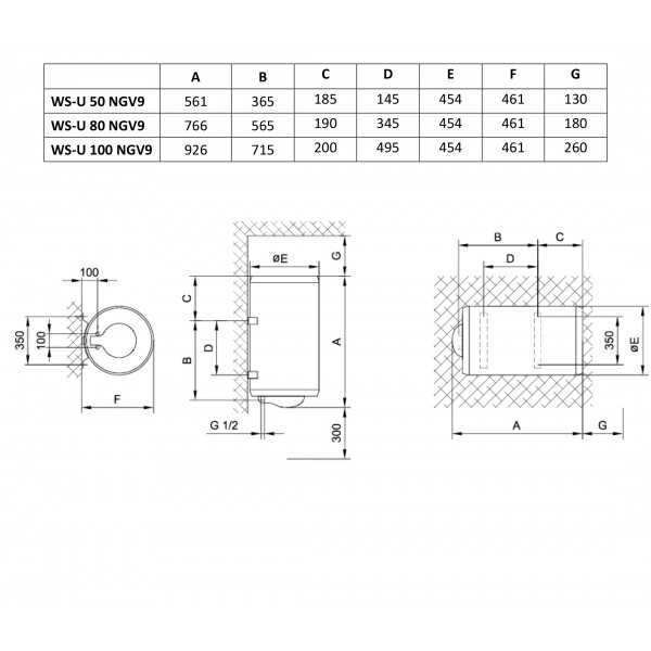 Бойлер Gorenje WS-U50NGV9