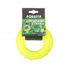 Леска для триммера ТМ "FORESTA", квадратная, 2,7мм, 15м