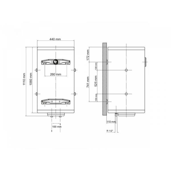 Бойлер Arti WH Comby Dry 120L/2