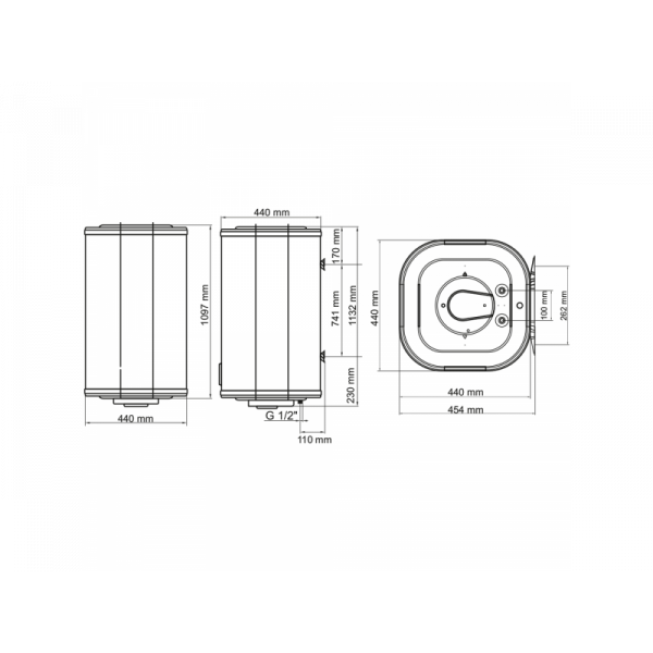 Бойлер Arti WH Cube Dry 120L/2