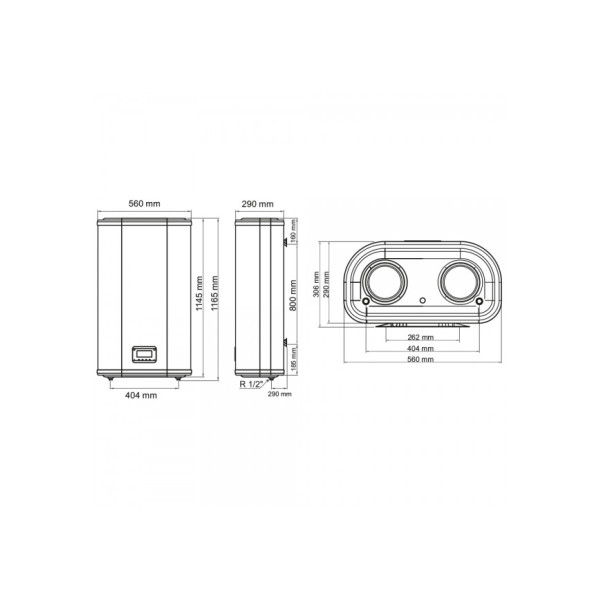 Бойлер Arti WH Flat E 100L/2