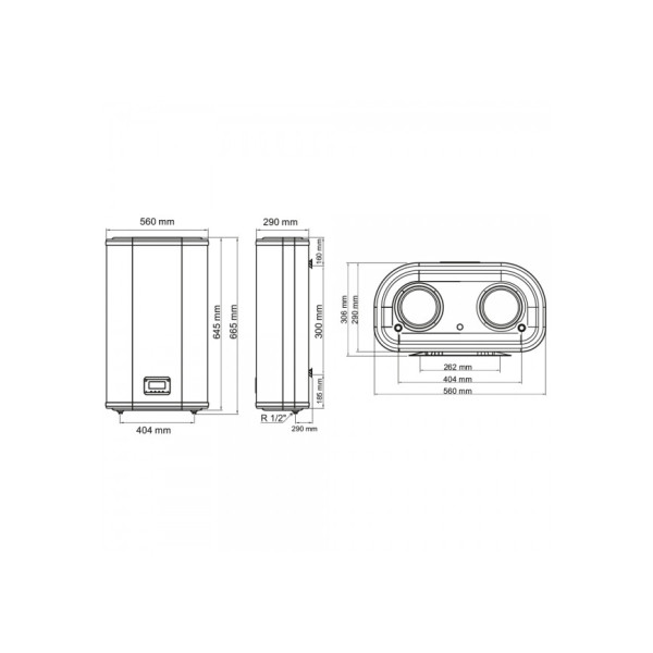 Бойлер Arti WH Flat E 50L/2
