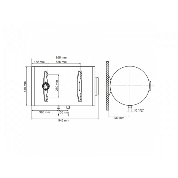 Бойлер Arti WHH 100L/1