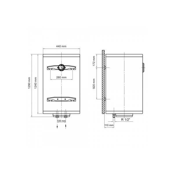 Бойлер Arti WHV 150L/1