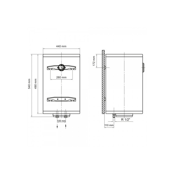 Бойлер Arti WHV 50L/1