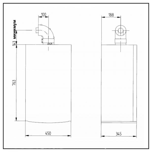 Газовий котел BAXI LUNA DUO-TEC 1.24+ GA