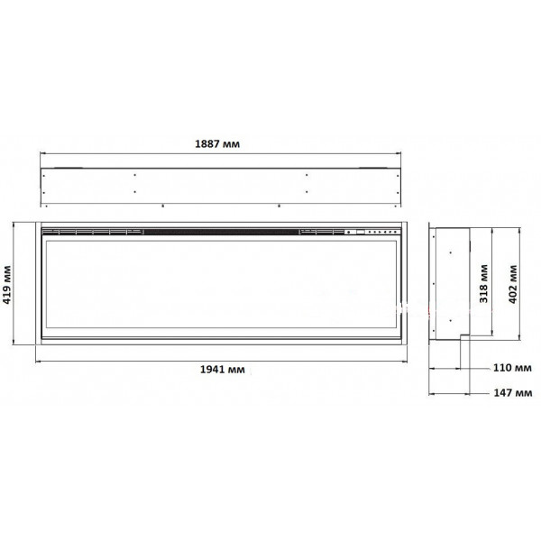 Електрокамін Dimplex Ignite XL 74