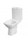 Унітаз Cersanit Carina Clean On 011 3/5 з бачком та сидінням дюропласт Soft Close Slim