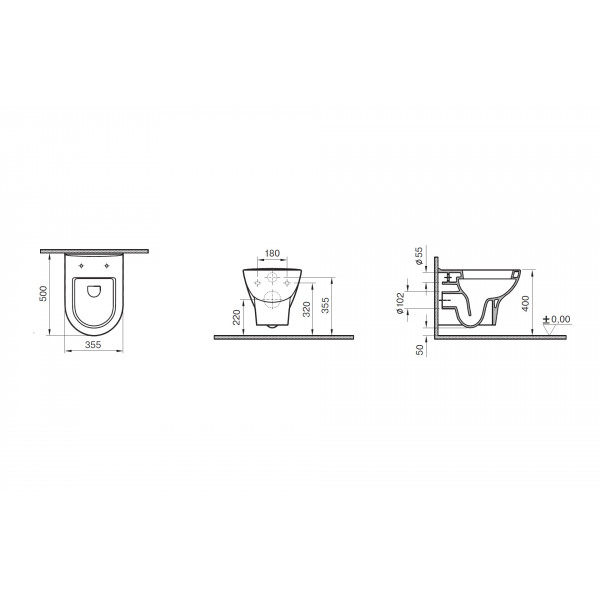 Унітаз Koller Pool Zentrum 5785N003-6135 із сидінням стандарт
