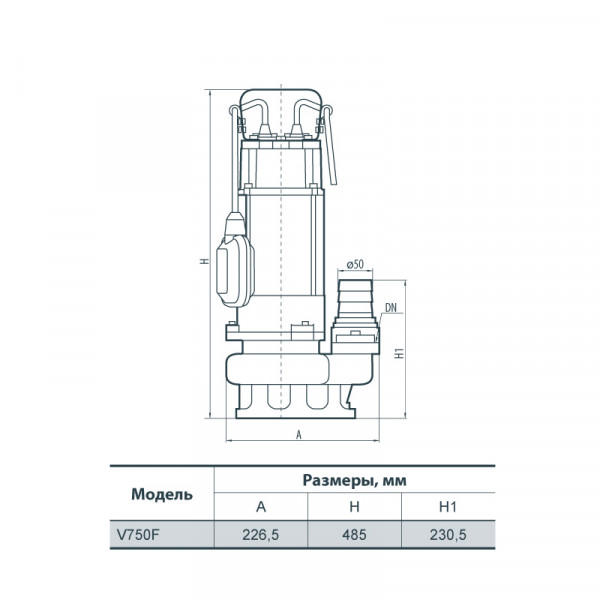 Дренажний насос NPO V750F