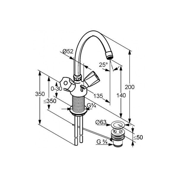 Kludi STANDARD 210620515