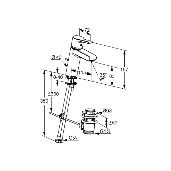 Kludi O-CEAN 383400575