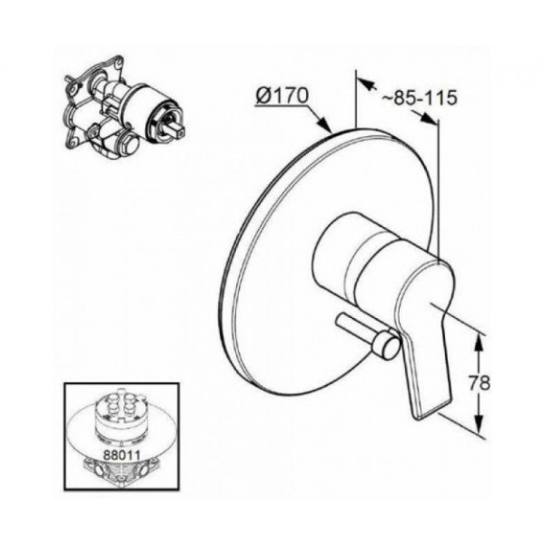 Kludi O-CEAN 387500575