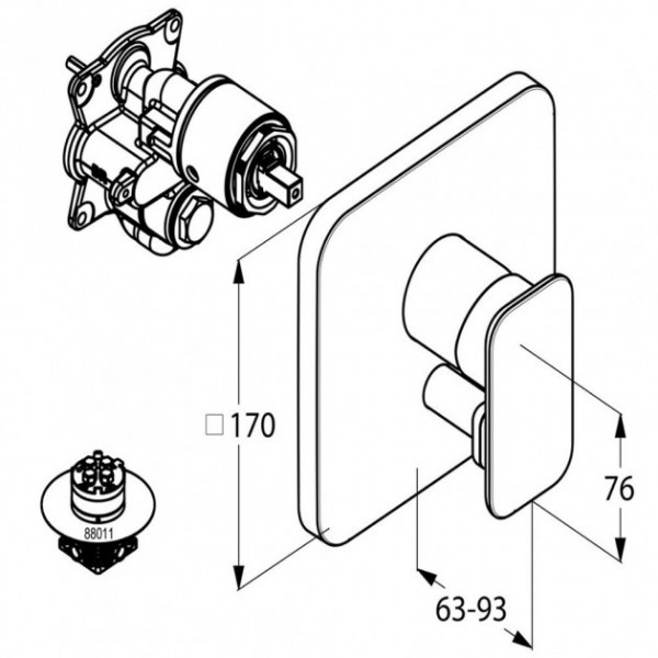 Kludi E2 496500575