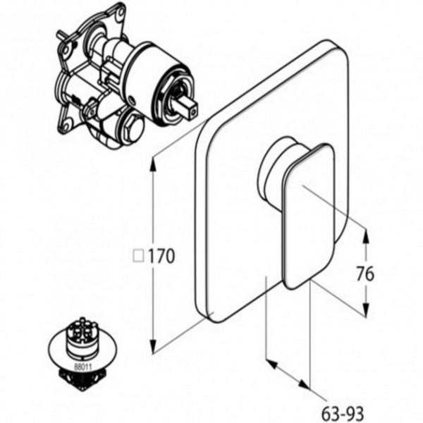 Kludi E2 496550575