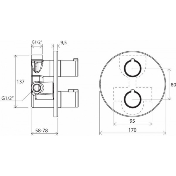 Ravak TE 061.00 (X070037)