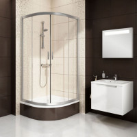 Душова кабіна Ravak BLCP4-80 SABINA Білий TRANSPARENT (3B240140Z1)