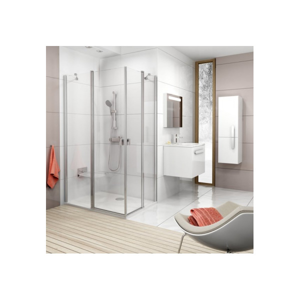 Душові двері Ravak CRV2-80 Білий TRANSPARENT (1QV40100Z1)
