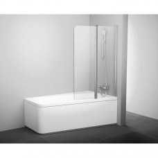 Шторка для ванни Ravak 10 CVS2-100 R Білий TRANSPARENT (7QRA0103Z1)