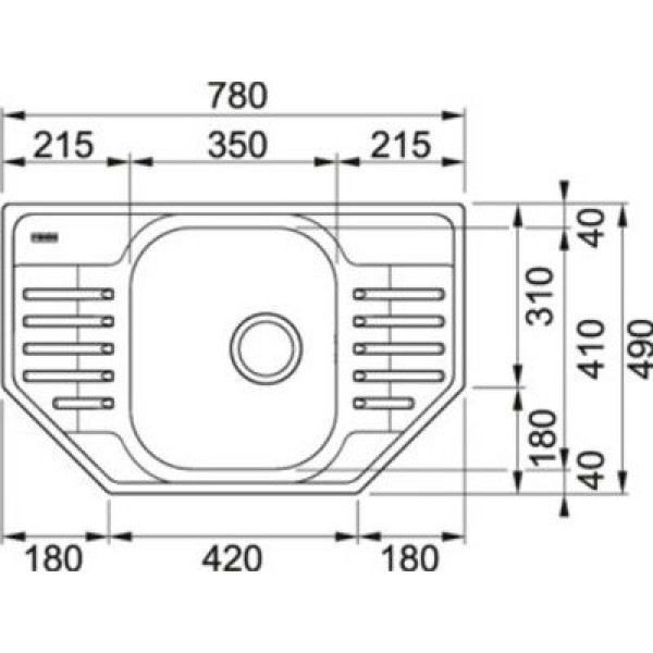 Кухонна мийка Franke Polar PXL 612-Е (101.0444.134)