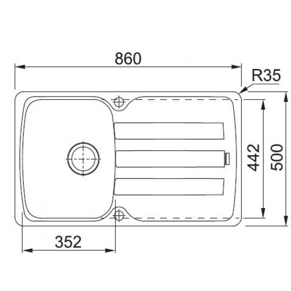 Кухонна мийка Franke Antea AZG 611-86 (114.0499.184)