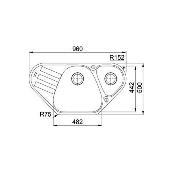 Кухонна мийка Franke Antea AZG 661-E (114.0499.223)