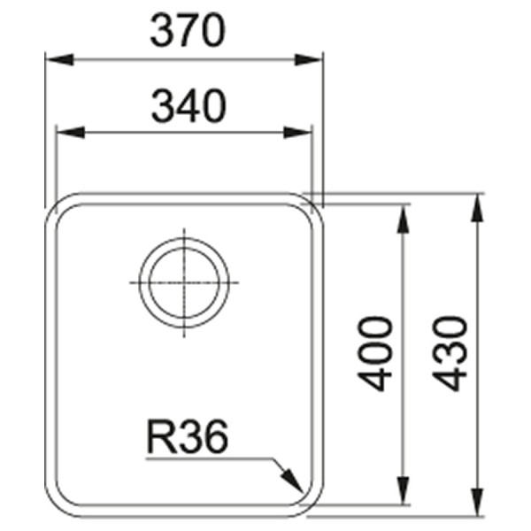 Кухонна мийка Franke Aton ANX 110-34 (122.0204.647)