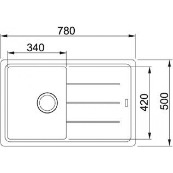 Кухонна мийка Franke BASIS BFG 611-78 (114.0565.087)